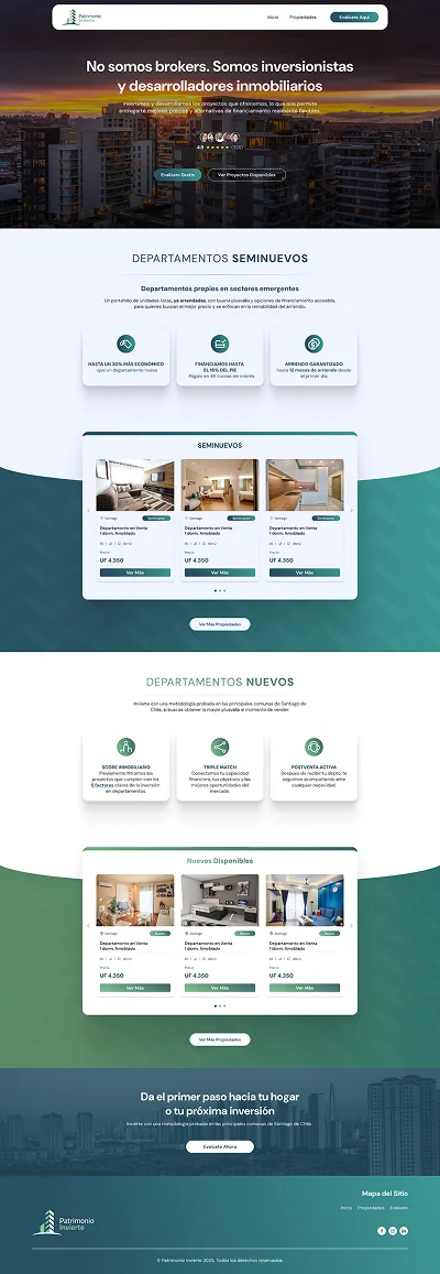 Website layout